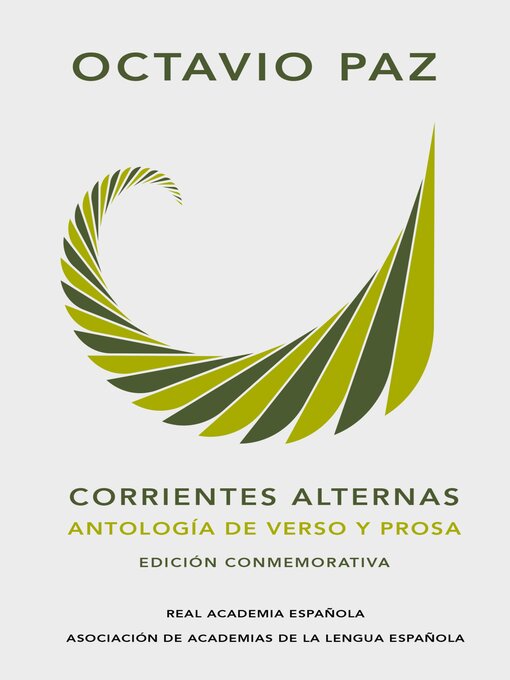 Title details for Corrientes alternas. Antología de verso y prosa by Octavio Paz - Available